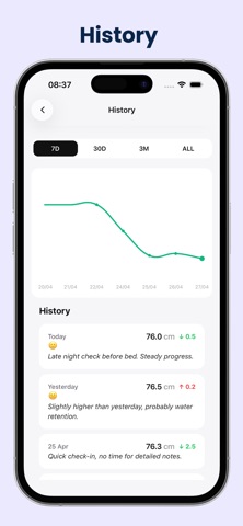 Body Tape Measure Tracker Screenshot 3 of 4