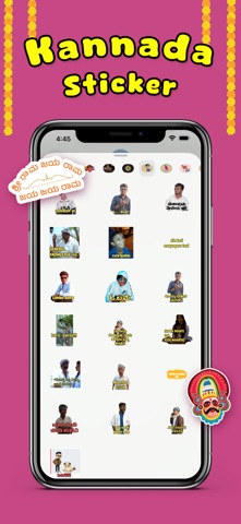 Kannada Stickers ! iPhone screenshot