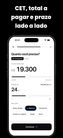 Antecipação de Salário - Justa iPhone screenshot 1