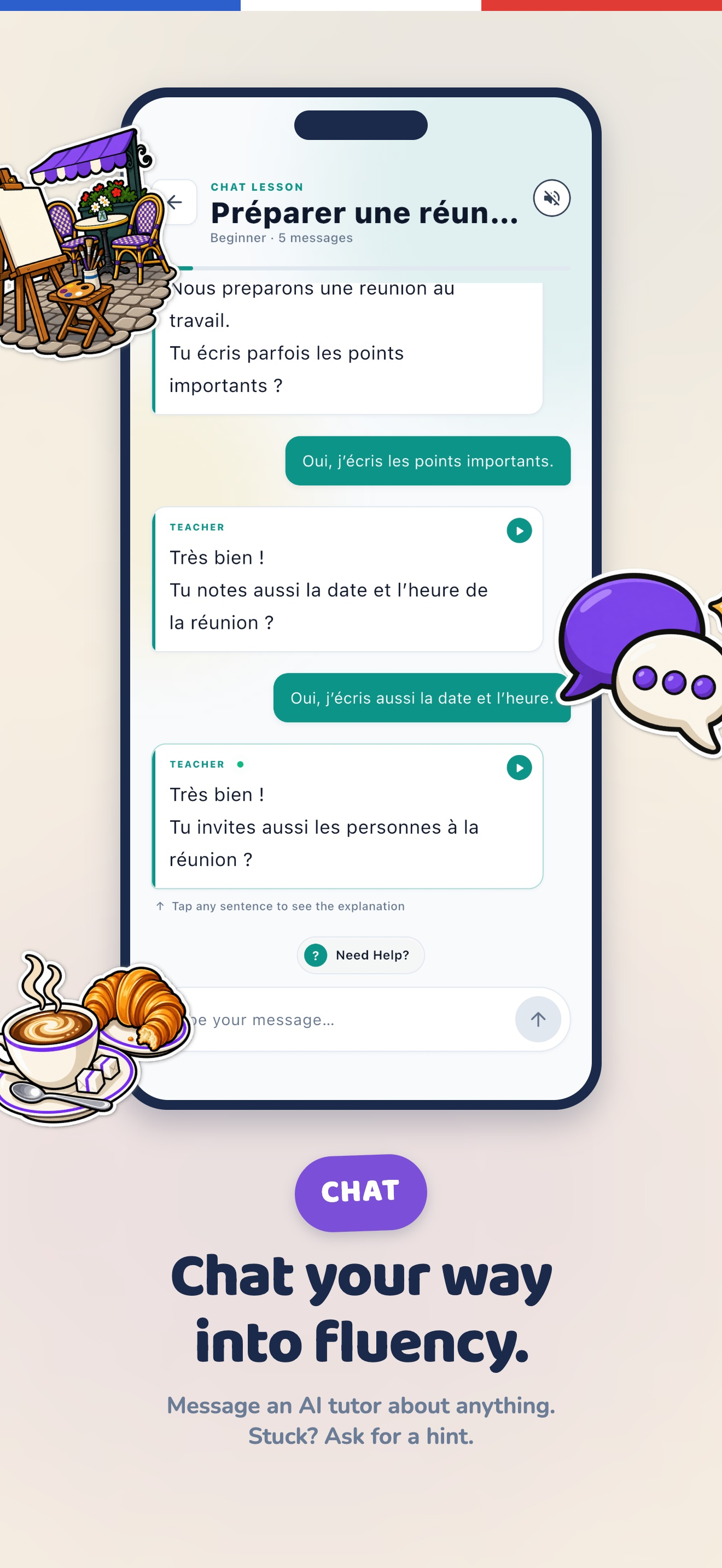 Erla: Learn French with AI screenshot 5
