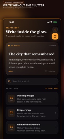 Draft Light: Focused Writing Screenshot 7 of 10