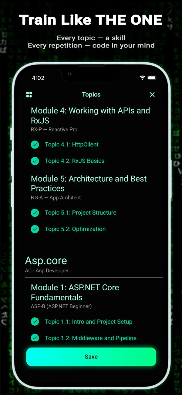#2. MindStack - Pass coding screen (iOS) Podle: DMITRIY IVANOV