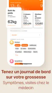 grossesse – suivi & calendrier iPhone Captures Décran 3