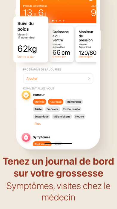 Screenshot #3 pour Grossesse – suivi & calendrier