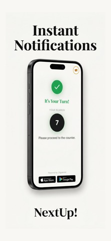 NextUp! Digital QR Waitlist screenshot