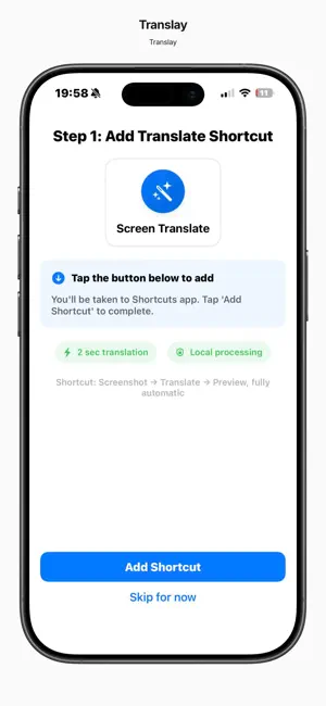 Translay: Screenshot Translate screenshot 3