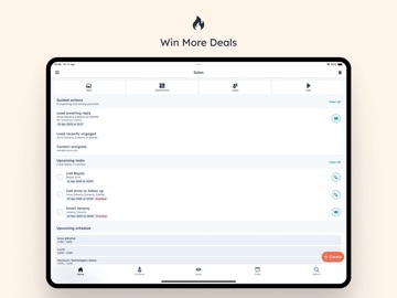 HubSpot iPad screenshot