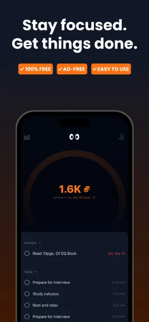 FocusMinny: Productivity Coach screenshot 1