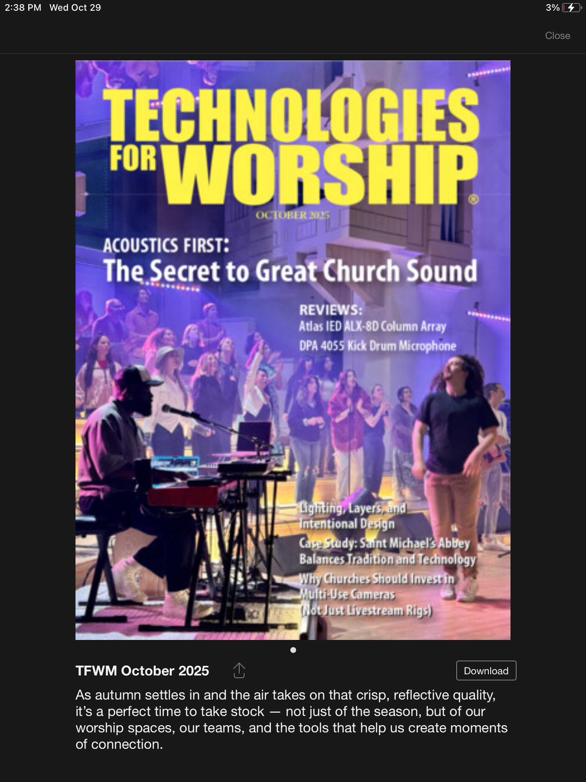 Technologies for Worship screenshot 10