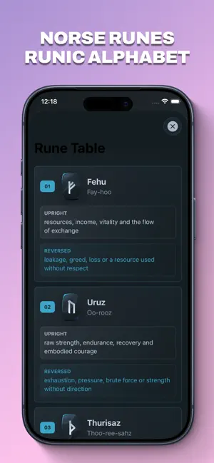 Oracul: Runic Oracle screenshot 1