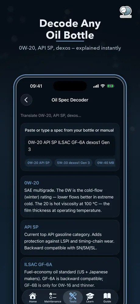 Engine Oil & Fluids Bible screenshot 3