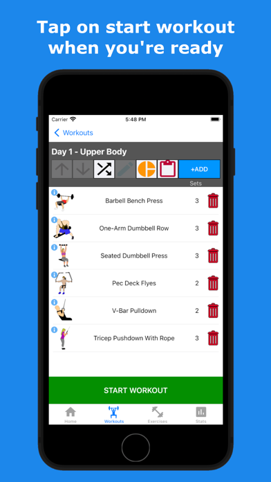 Gains - Gym Workout Plan & Log Screenshot