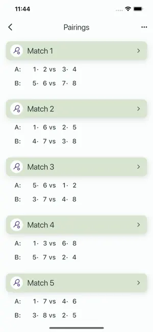Doubles Draw & Pairings screenshot 2
