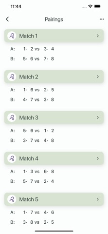 Doubles Draw & Pairings Screenshot 2 of 4