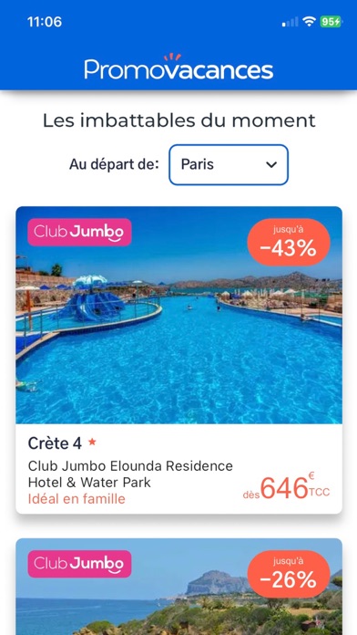 Promovacances : Vols, Séjours Screenshot