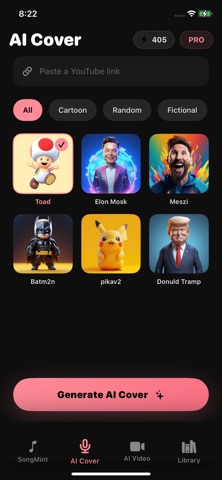 SongMint: AI Music Generator iPhone screenshot
