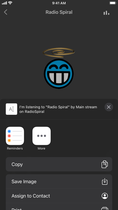 RadioSpiral Screenshot