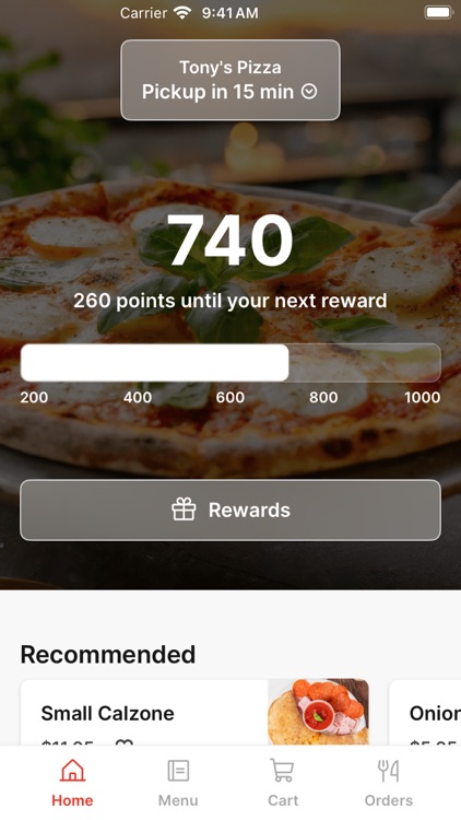 Tony's New York Pizza To Go