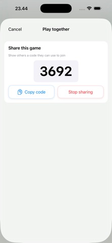 Mini golf score counter iPhone screenshot