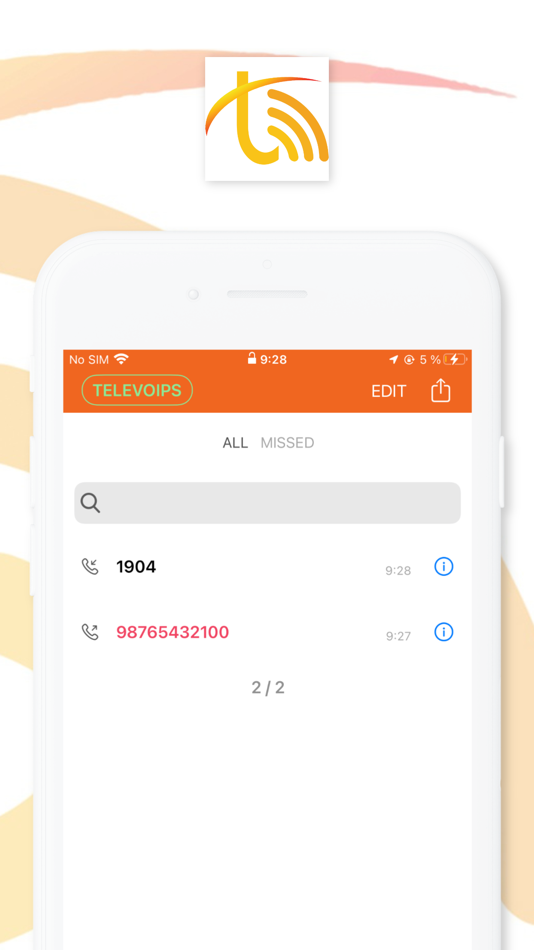 #4. TeleVoIPs Softphone (iOS) 由: TeleVoIPs LLC