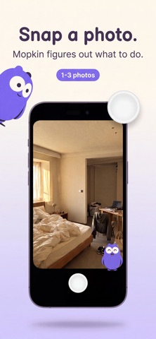 Mopkin: AI Cleaning Buddy iPhone screenshot