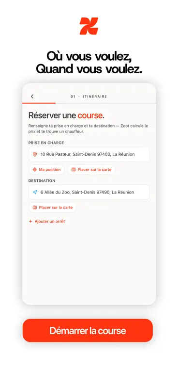 Zoot VTC Chauffeur Réunion screenshot 2 of 4