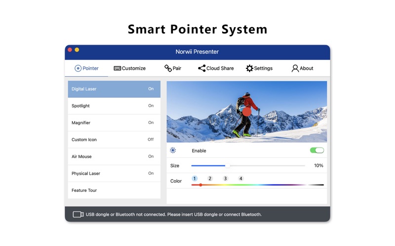 Norwii Presenter app screenshot