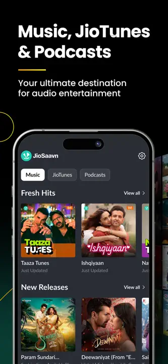 JioSaavn: Screenshot 1 von 8
