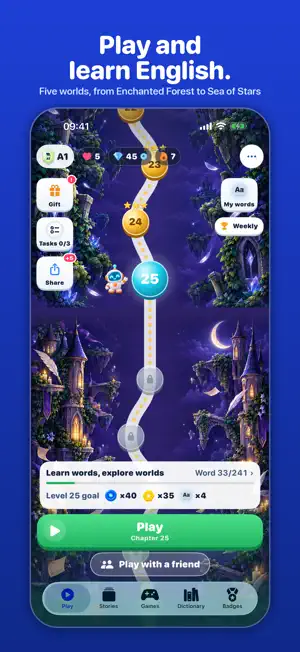 Nerola: Learn English Words screenshot 1