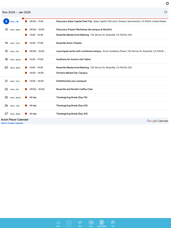 Screenshot #5 pour Acton Academy Rocklin App