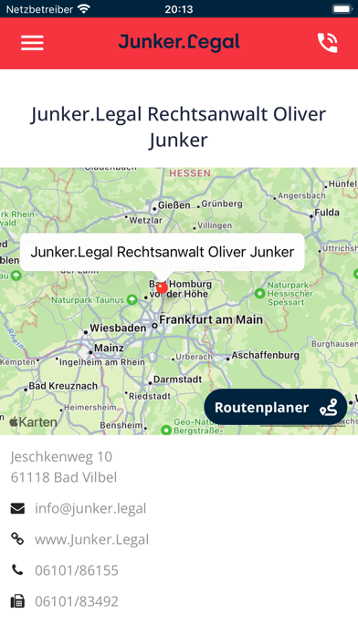 Junker.Legal Screenshot