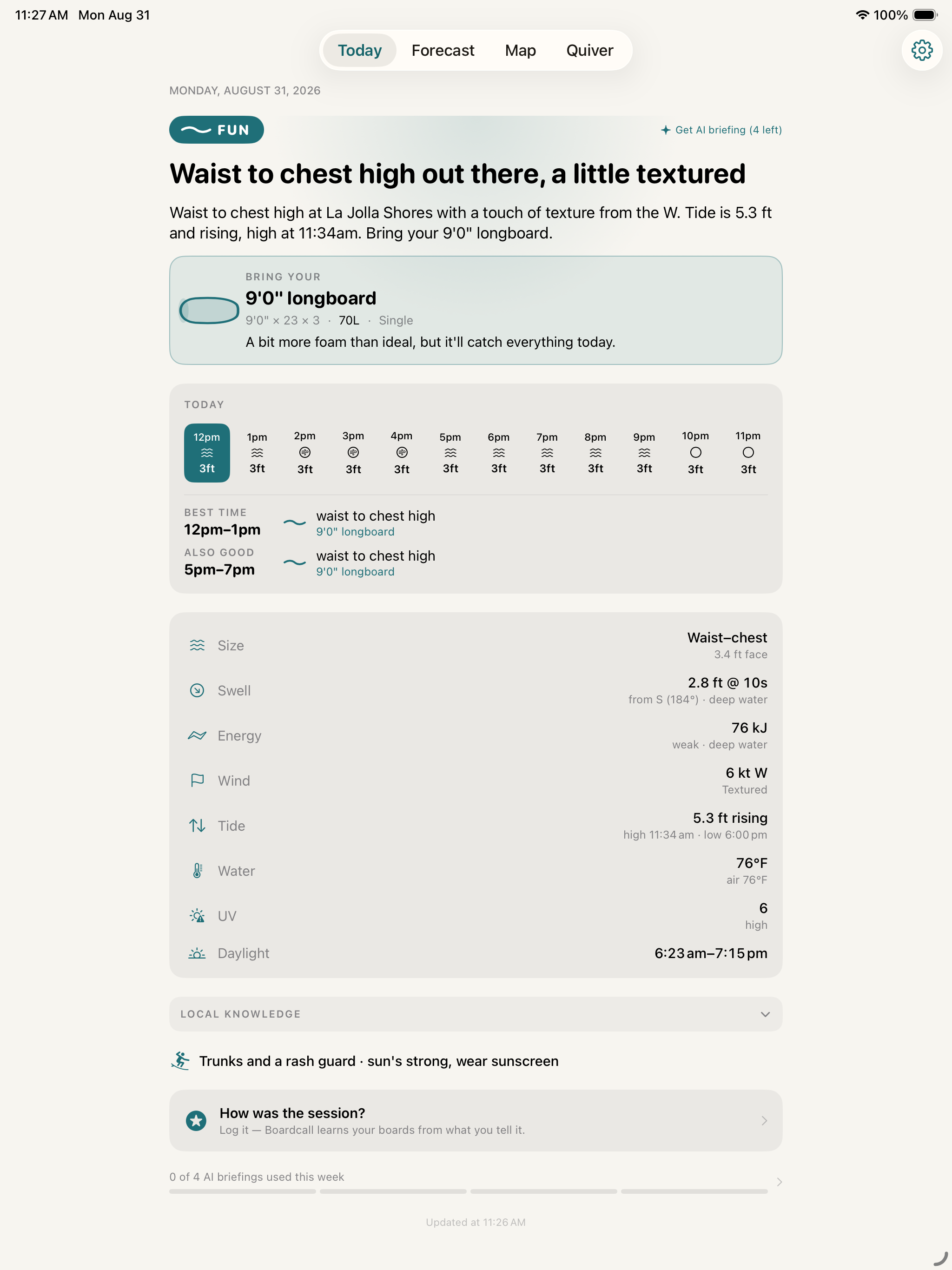 Boardcall: Surf Briefing screenshot 6