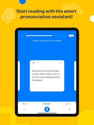 Learn English Easily - iStoria iPad screenshot