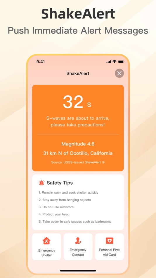 #1. Earthquake Alert -USA Info (iOS) 由: 炜立 张