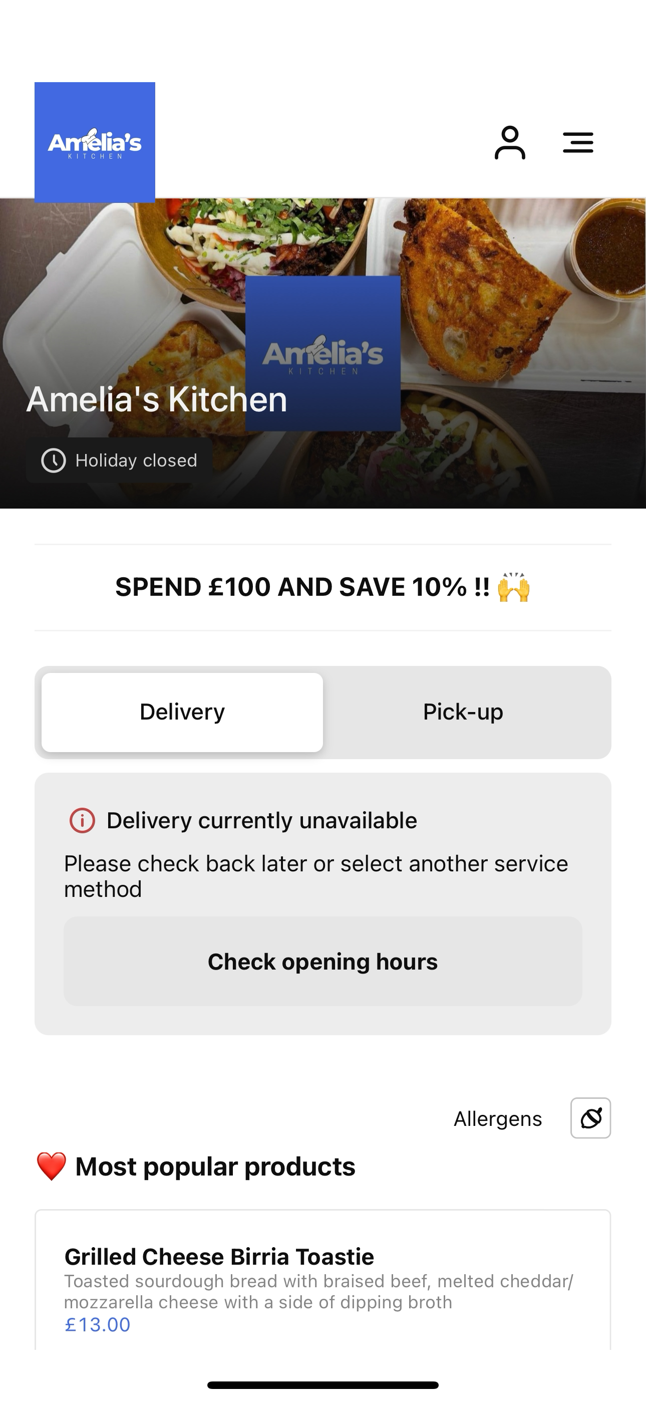 Amelia’s Kitchen