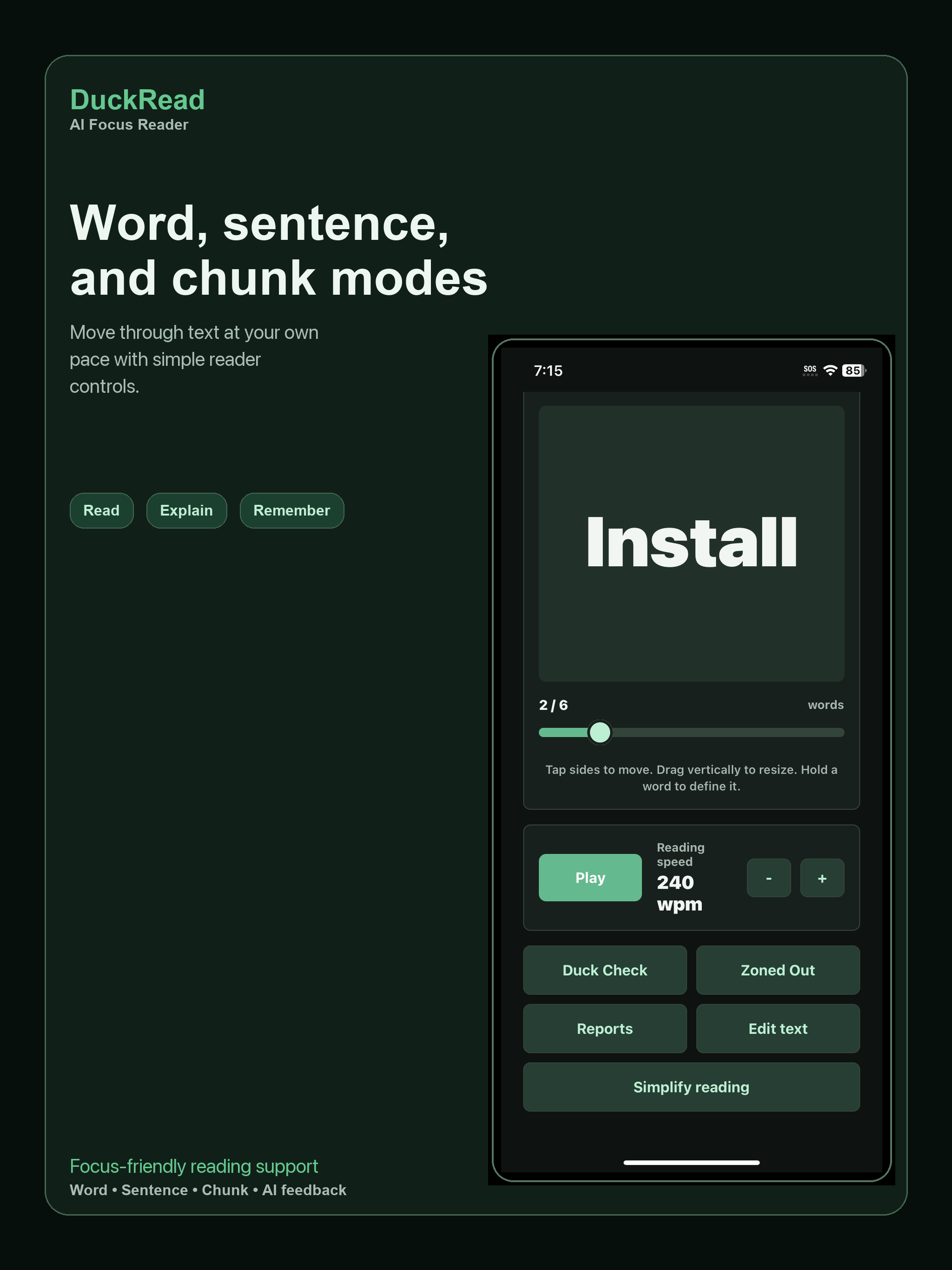 DuckRead: AI Focus Reader screenshot 14