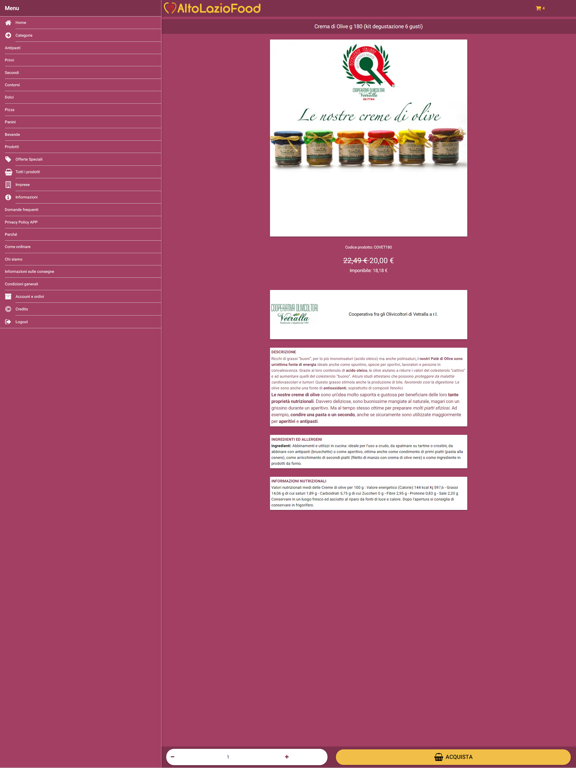 Screenshot #6 pour AltoLazioFood