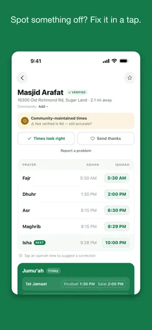 SalahBuddy: Iqamah Times screenshot 3