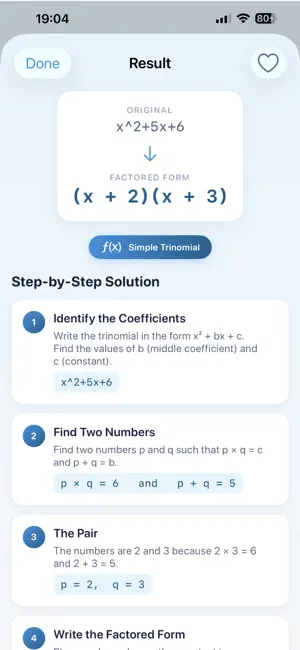 Factor Tutor by ChatStick screenshot 3