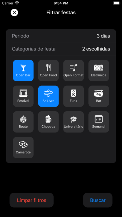 Host Events Screenshot