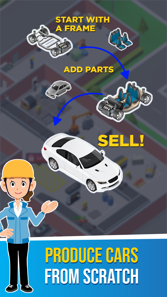 #2. Car Factory - AI Tycoon Sim (iOS) 由: LudosLabs