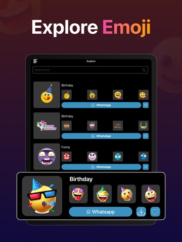 Gemoji : AI Emoji Generator iPad screenshot
