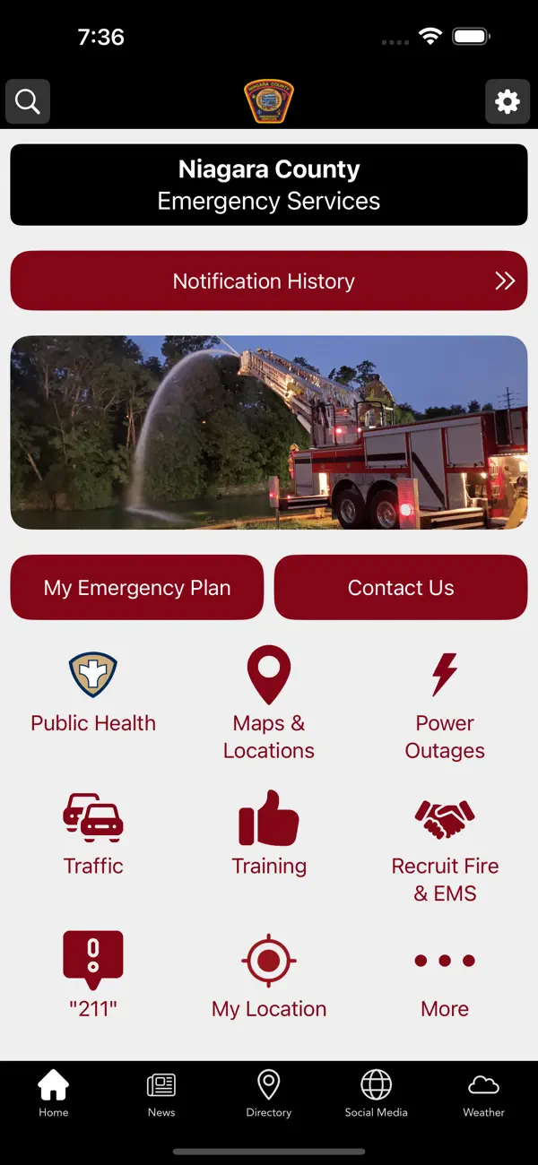 #1. Prepare Niagara (iOS) Ved: NIAGARA COUNTY EMERGENCY SERVICES