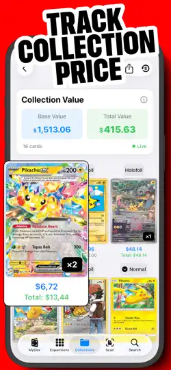 Captura de pantalla de MyDex TCG Cards en iPhone 2