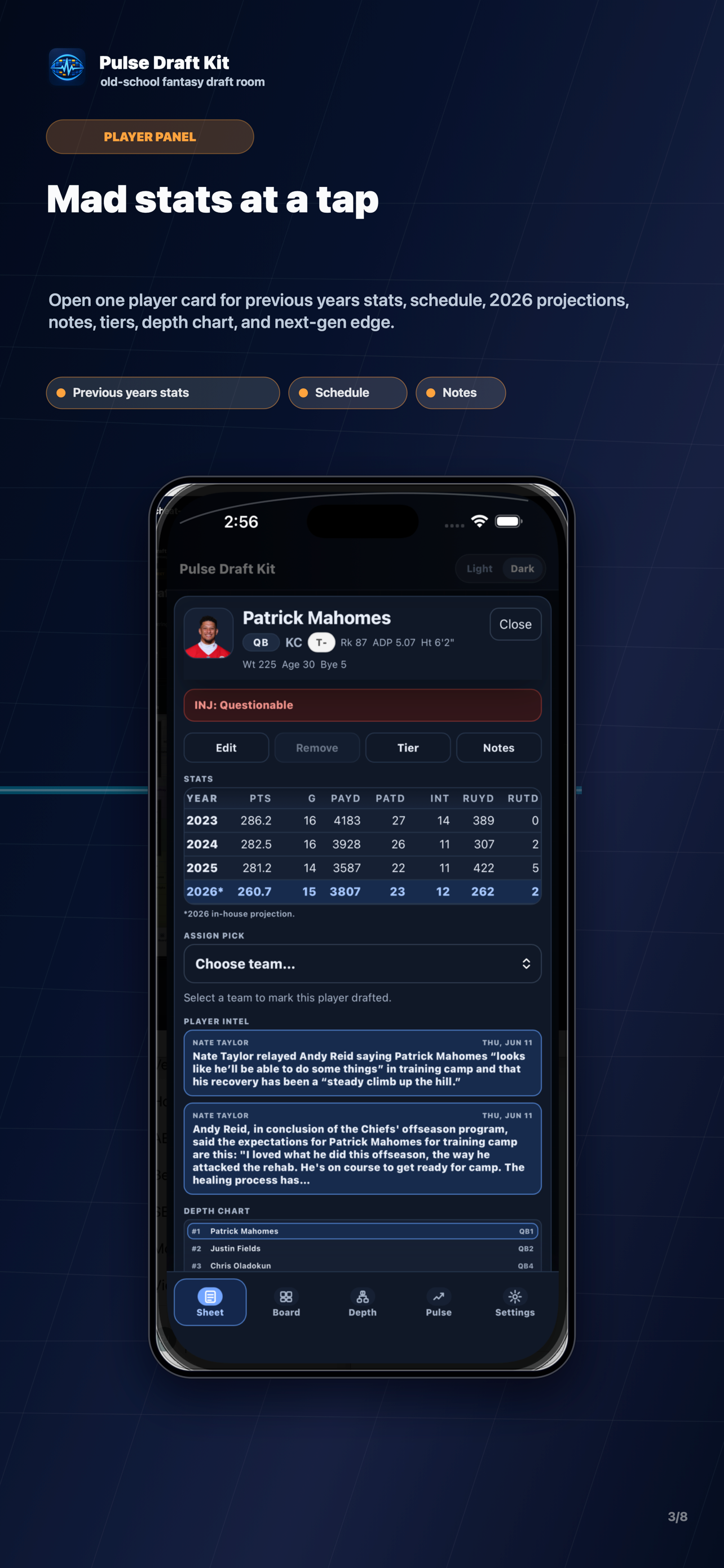 Pulse Draft Kit screenshot 4