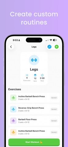 Gym Workout Planner: BrainSets Screenshot 7 of 7