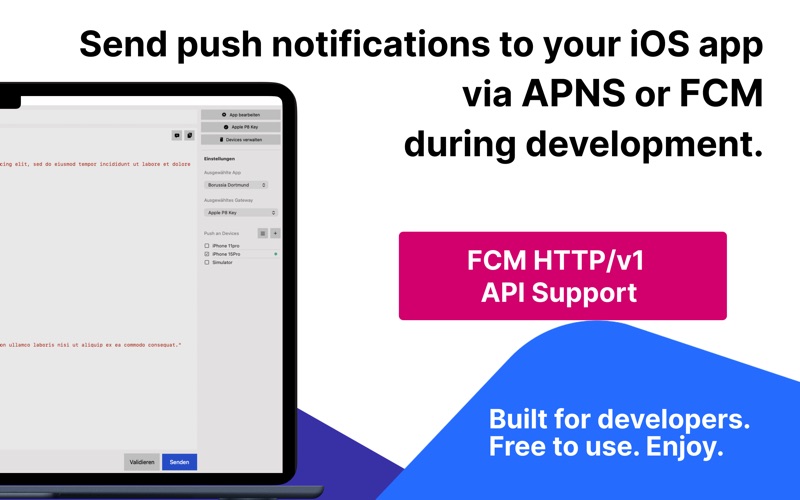 Screenshot #2 pour Push Notification Debugger