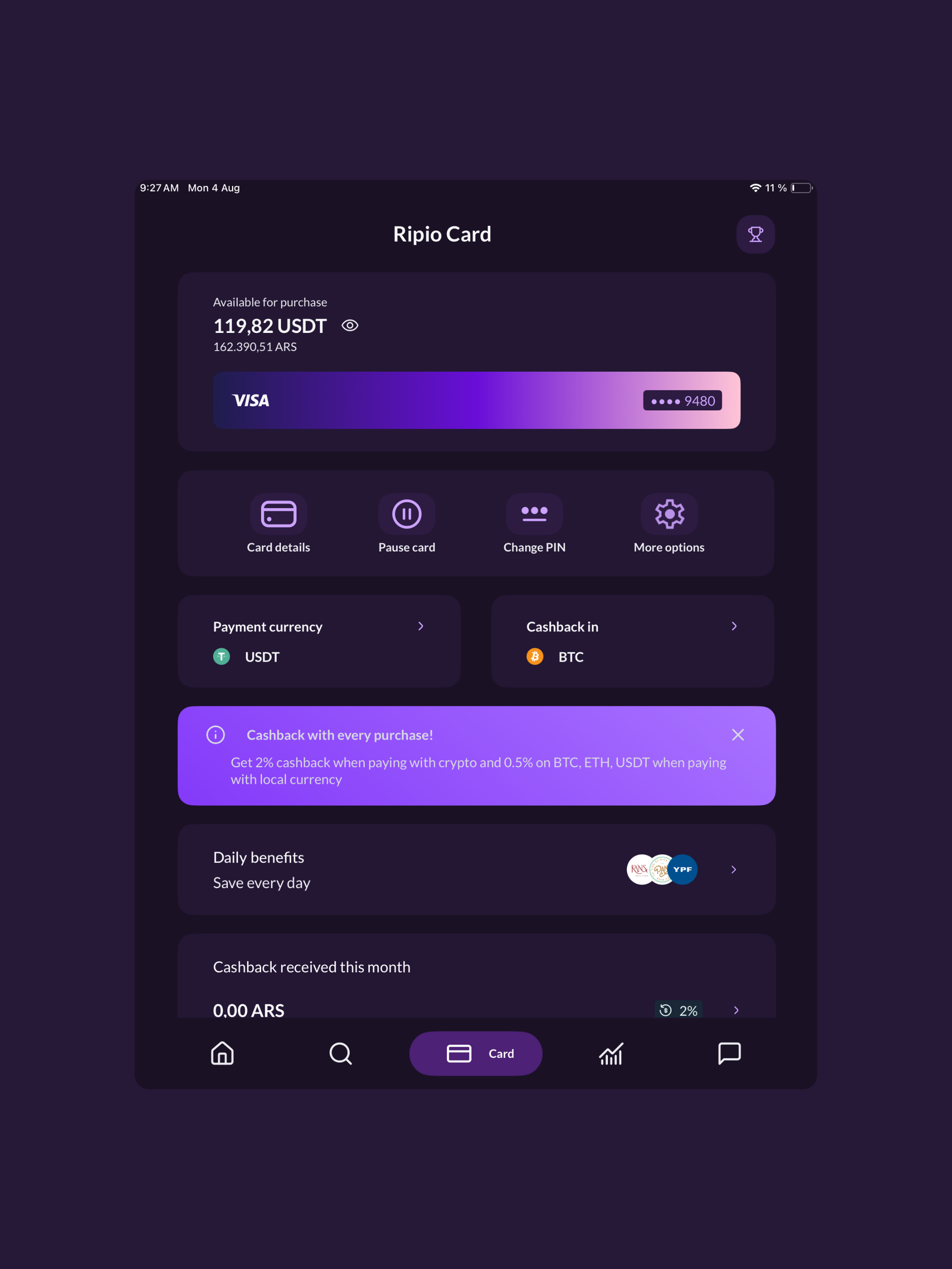 Ripio App | Crypto Wallet on Decrypt IPA Store