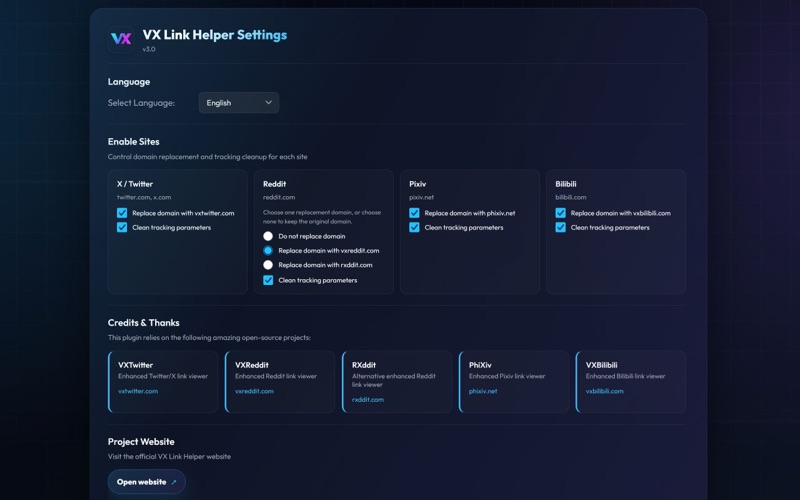 VX Link Helper screenshot