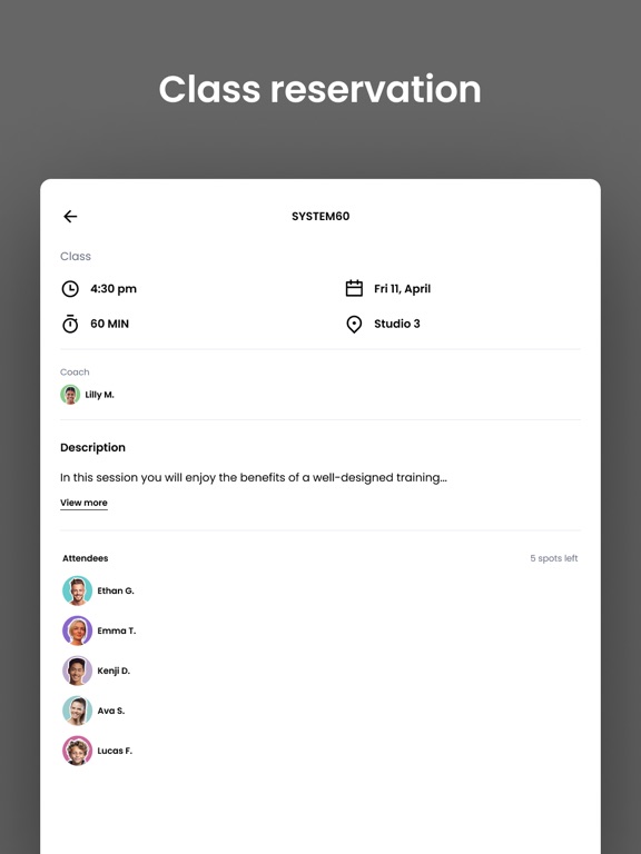 SYST[EM] Athletics iPad screenshot 4 - Health & Fitness app